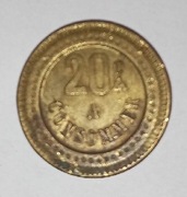 Token żeton Francja Consommer 20 c