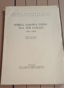 Księga Sądowa Uszwi Dla Wsi Zawady