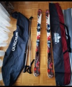 Zestaw nart kijki i pokrowiec 