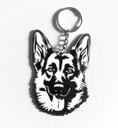 Breloczek do kluczy owczarek niemiecki 