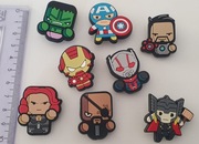 8 Pin przypinka charms klapki crocs (AVENGERS,Hulk,BlackWidow,Thor)+1gratis