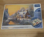 Puzzle TREFL 3000 Winter time NOWE FOLIA