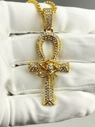 Naszyjnik wisiorek Egipt Ankh oko horusa