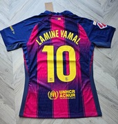 koszulka FC BARCELONA domowa 25/26 Lamine YAMAL 10 meczowa S slim! LaLiga!