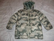 Kurtka zimowa puchowa chłopięca panterka rozm. 122