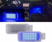 LED PODŚWIETLENIE DRZWI AUDI A3 A4 A6 NIEBIESKIE
