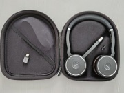 Jabra Evolve 75 SE Bluetooth ANC + dongle Link 380 + nowe poduszki SOULWIT