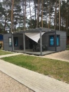 Dom drewniany całoroczny lub letniskowy, wykończony 35 m2 na zgłoszenie