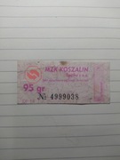 Sprzedam bilet 95 gr