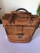 TOREBKA SKÓRZANA TORBA SKÓRZANA KUFER PRL lata 80-te