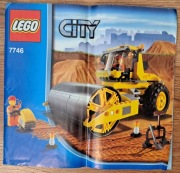 Lego City nr 7746, żółty walec drogowy