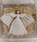 Ozdoba świąteczna aniołek boho