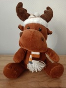 Maskotka pluszak renifer świąteczny Boże Narodzenie