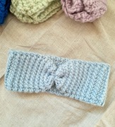 Ciepła wełniana opaska na zimę, rękodzieło, prezent, opaska na szydełku 