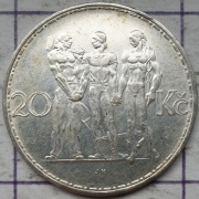 Czechosłowacja 10 koron 1933 12g Ag 700