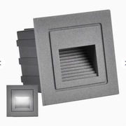 IP65 wodoodporna lampa ścienna Szara