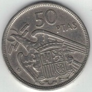Hiszpania 50 peset 1957r.