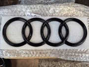 Emblemat Przód Audi A3, A4 B7, B8, A5, A6 C8 CZARNY POŁYSK 273MM