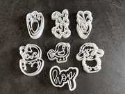 Wiosenne wielkanocne wykrawaczki i foremki ze stemplami do ciastek