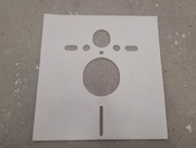 Podkładka akustyczna do miski WC lub bidetu