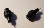 Gniazdo do bezpiecznikowe GBA  6,3A/250V