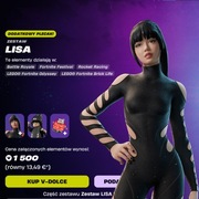 Fortnite Skin Lisa Gift Podarunek Prezent Ze Sklepu