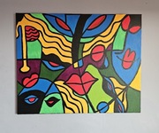 Obraz ręcznie malowany 80x100