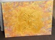 Obraz strukturalny  abstrakcja akryl ręcznie malowany 40x30 cm