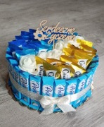 Tort torcik ze słodyczy Princessa cukierków charm dzień Mamy Kobiet Taty