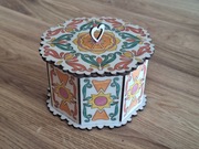 Szkatułka ozdobna ręcznie malowana handmade