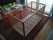 nieużywane łóżeczko IKEA SINGULAR 60x120 z materacem KRUMMELUR