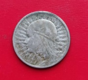 2 ZŁOTE GŁOWA KOBIETY 1932 rok - srebro AG oryginał N3