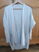 Kardigan narzutka Reserved szary 