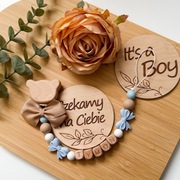 Zawieszka do smoczka z imieniem dziecka