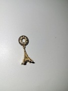 Złota wieża eiffla z koluszkiem 585