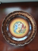 talerz płaski obiadowy lub na ciasto dekoracyjny