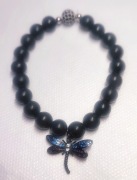 Szungit naturalny kamień naturalny stal nierdzewna