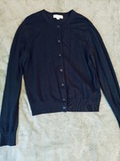 czarny kardigan damski marki H&M w rozmiarzeS