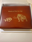 Kompletna Seria GIANTS OF THE ICE AGE 8x1 oz Srebro 999 + ETUI