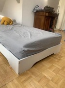 Łóżko dla dzieci pojedyncze skandynawskie Smartwood białe 90 x 200