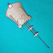 Wahadło rusztowe do mechanizmu zegara wiszącego po G.B.