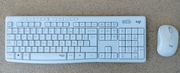Klawiatura i mysz bezprzewodowa Logitech mk295 biała brak nadajnika