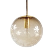 Lampa wisząca kula - Limburg, Niemcy, lata 70.