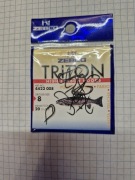 HACZYKI ZEBCO TRITON 20 szt brąz, łopatka - roz 8