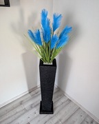 Trawa pampasowa sztuczna kompozycja 165 cm wysoka donica dekoracja prezent