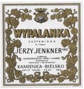 Etykieta na alkohol, WYPALANKA, Kamienica-Bielsko, Jenkner