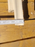 Listwa przypodłogowa 30x20mm długość 2,5m świerkowa surowa