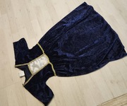 strój dama dworu wampirka czarownica diablica halloween 2220