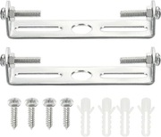 Podsufitka Uchwyt sufitowy do lamp, 2 sztuki, metal, srebrny 75x18 mm