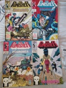 Punisher 1/90 3/90 6/91 7/91 TM semic 